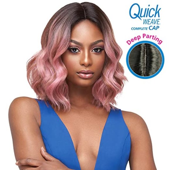 *New* Outre Quick Weave Complete Cap Marie Wig Synthetic color 2 - Picture 1 of 4